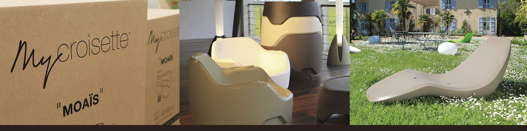 My Croisette est une marque spécialisée dans le mobilier outdoor / Accompagnement ILÔ Créatif : Design de produits et packagings